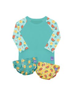 Baba fürdőruha szett Bambino Mio Mio Tropical M 6-12m