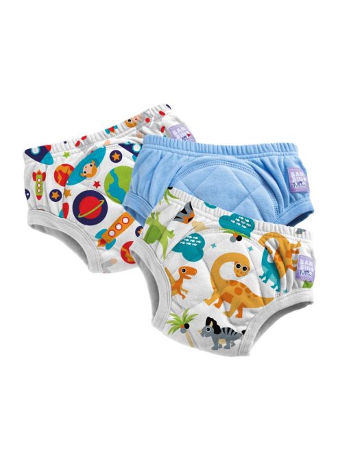 Bambino Mio forradalmi leszoktató pelenka 3-4 éves korig hármas csomagolás, Combo Blue