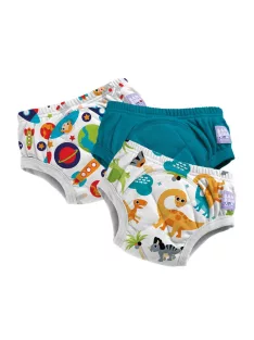   Bambino Mio forradalmi leszoktató pelenka 3-4 éves korig hármas csomagolás, Combo Teal