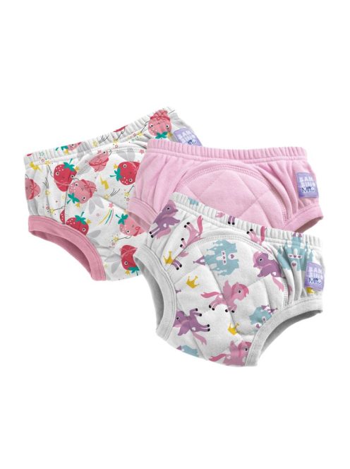 Bambino Mio forradalmi leszoktató pelenka 3-4 éves korig hármas csomagolás, Combo Pink lányos