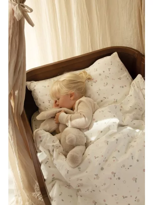 Witlof for Kids megerősített szegéllyel ellátott lepedő Tuck-inn 40x80 cm Vintage Flowers