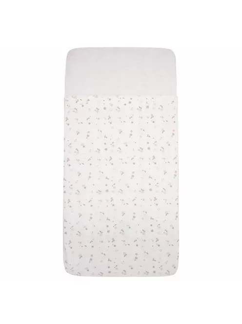 Witlof for Kids megerősített szegéllyel ellátott lepedő Tuck-inn 60x120 cm Vintage Flowers