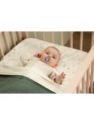 Witlof for Kids megerősített szegéllyel ellátott lepedő Tuck-inn 60 x 120 cm Off White
