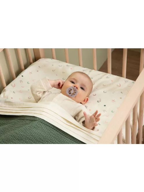 Witlof for Kids megerősített szegéllyel ellátott lepedő Tuck-inn 60 x 120 cm Off White