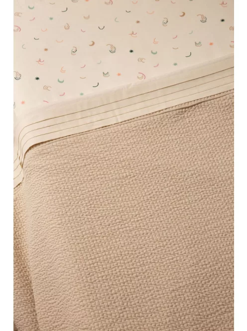 Witlof for Kids megerősített szegéllyel ellátott lepedő Tuck-inn 60 x 120 cm Off White