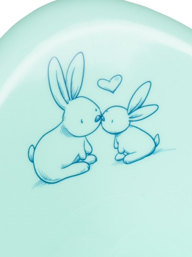 Zenélő gyerek csúszásmentes bili Bunny menta