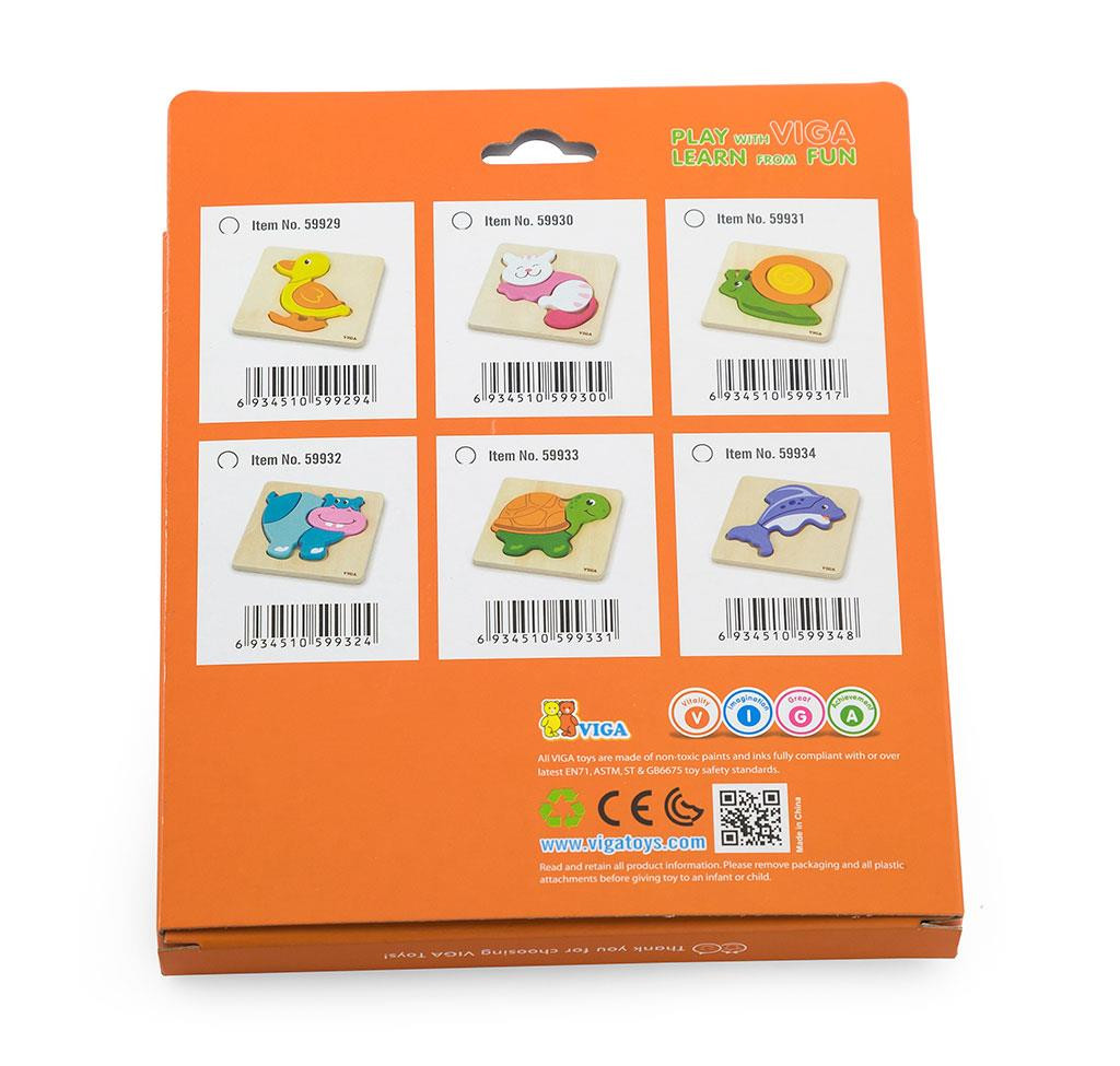 Fa képes kirakó puzzle Viga Hal