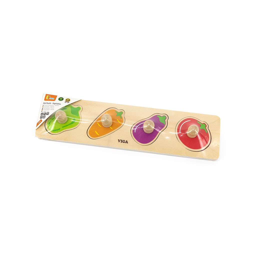 Fa puzzle zöldség Viga