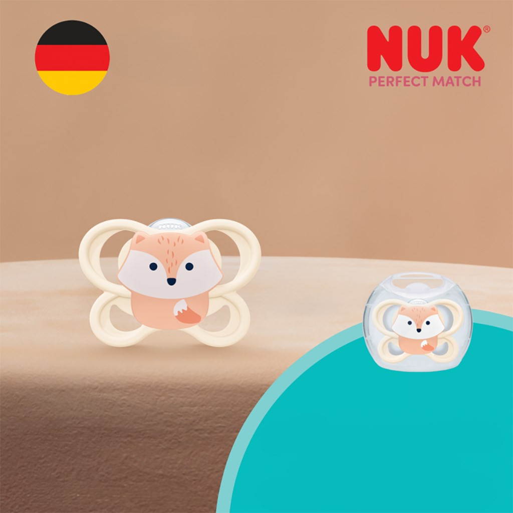 Baba cumi NUK Perfect Match Air FOX 0-6m 1db box