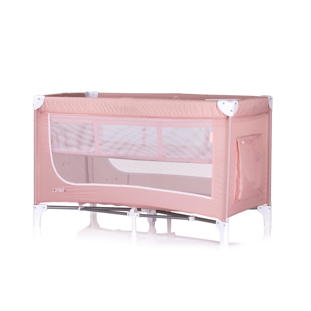 Chipolino Ariel multifunkciós utazóágy - Pink Marshmеllow
