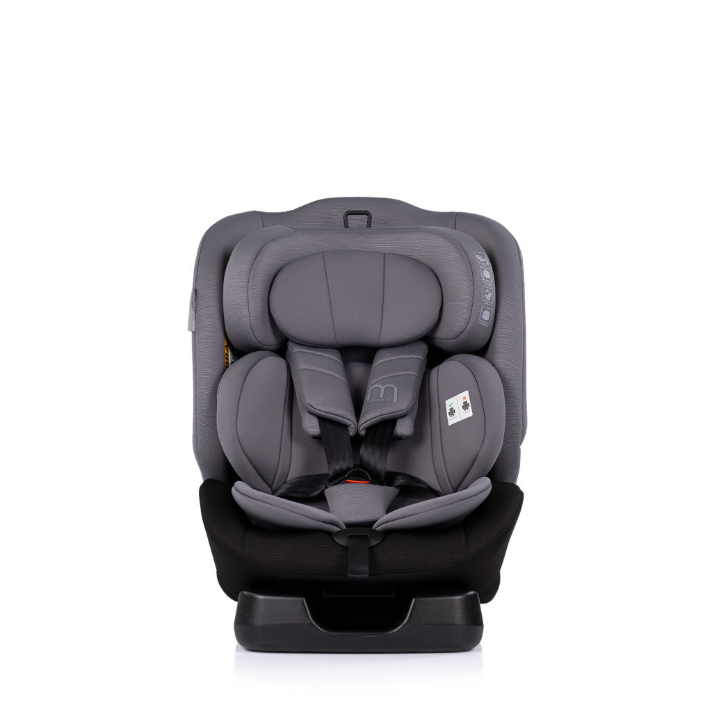 Chipolino Mondial autósülés I-Size 40-150cm - charcoal
