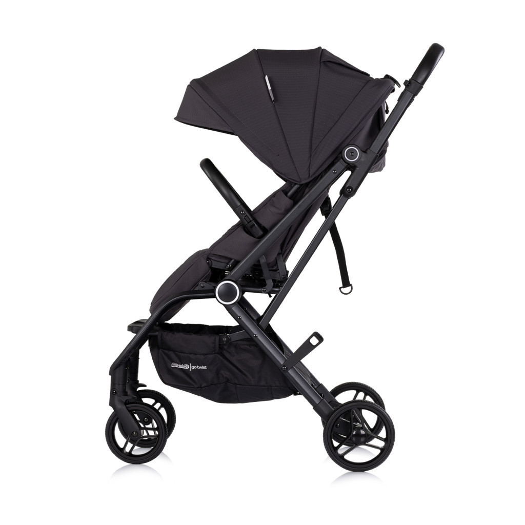 Chipolino Go Twist sport babakocsi 360° forgatható üléssel - Charcoal