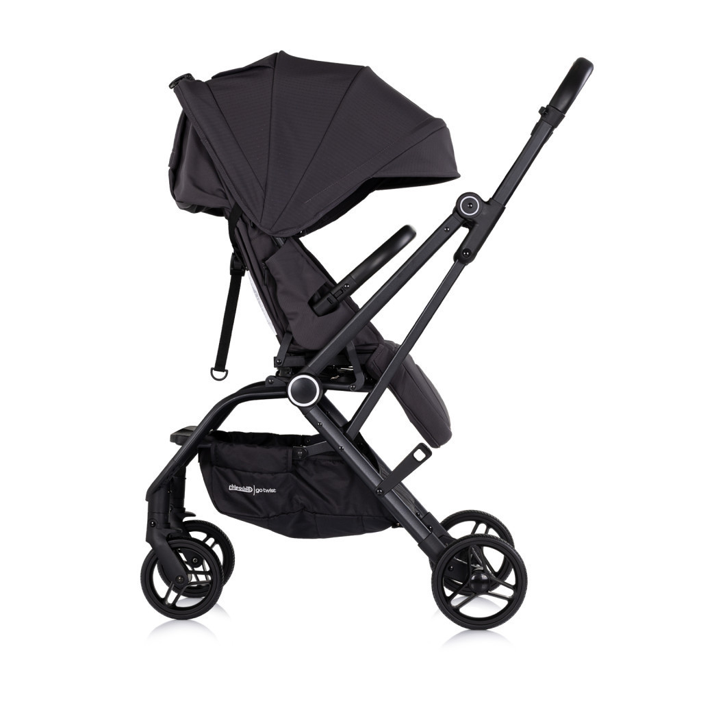 Chipolino Go Twist sport babakocsi 360° forgatható üléssel - Charcoal