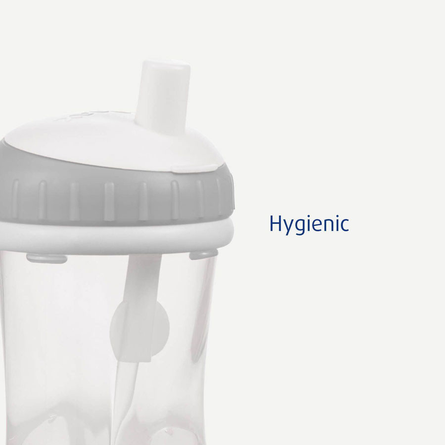 Difrax pohár szívószállal 250 ml Clay Difrax pohár szívószállal 250 ml Clay