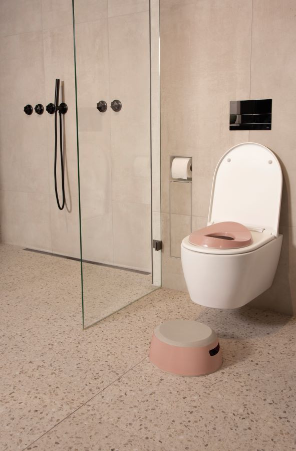 LUMA WC szűkítő ülőke Blush Pink