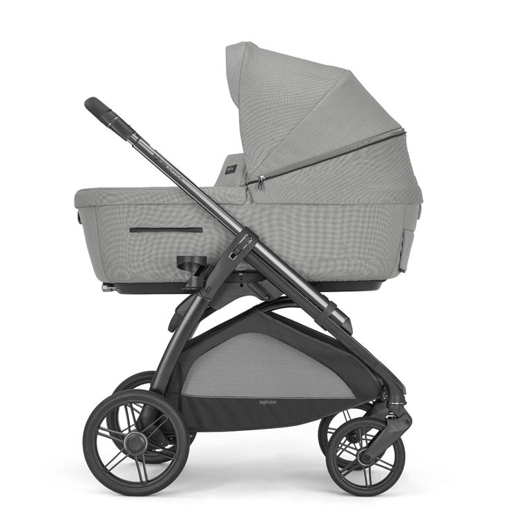 Inglesina babakocsi mózeskosárral Aptica Glam Satin Grey + Állvány