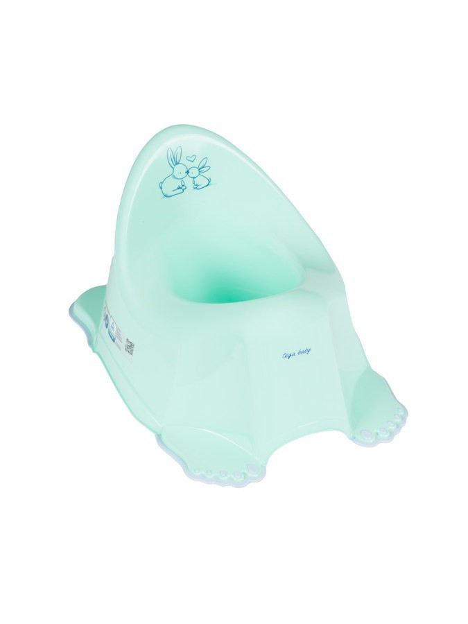 Zenélő gyerek csúszásmentes bili Bunny menta