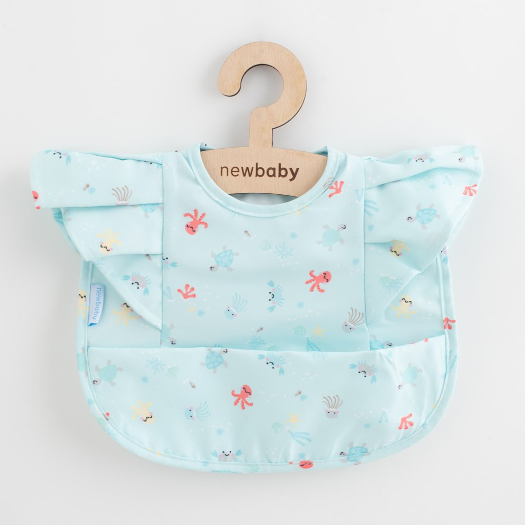 Baba luxus fodros előke New Baby fodros 35 x 27 cm