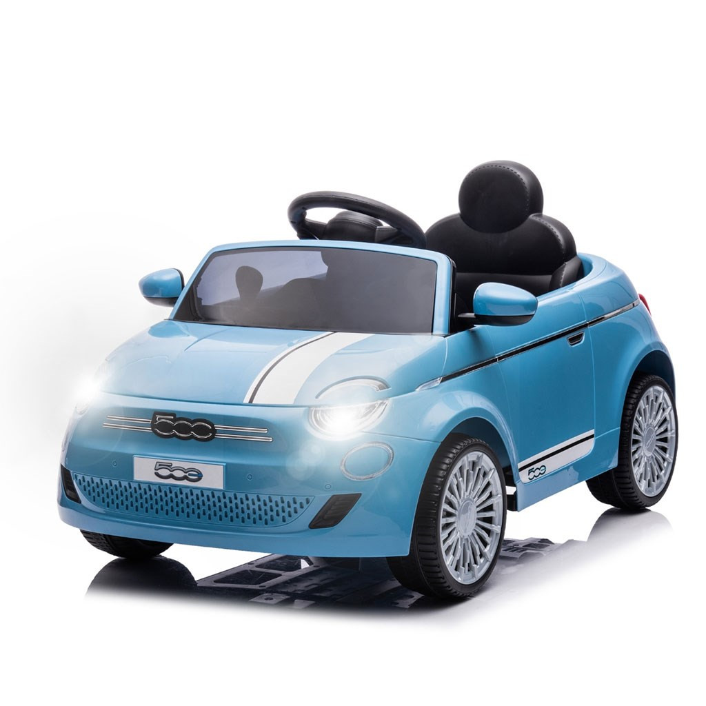 Elektromos autó Milly Mally Fiat 500e kék