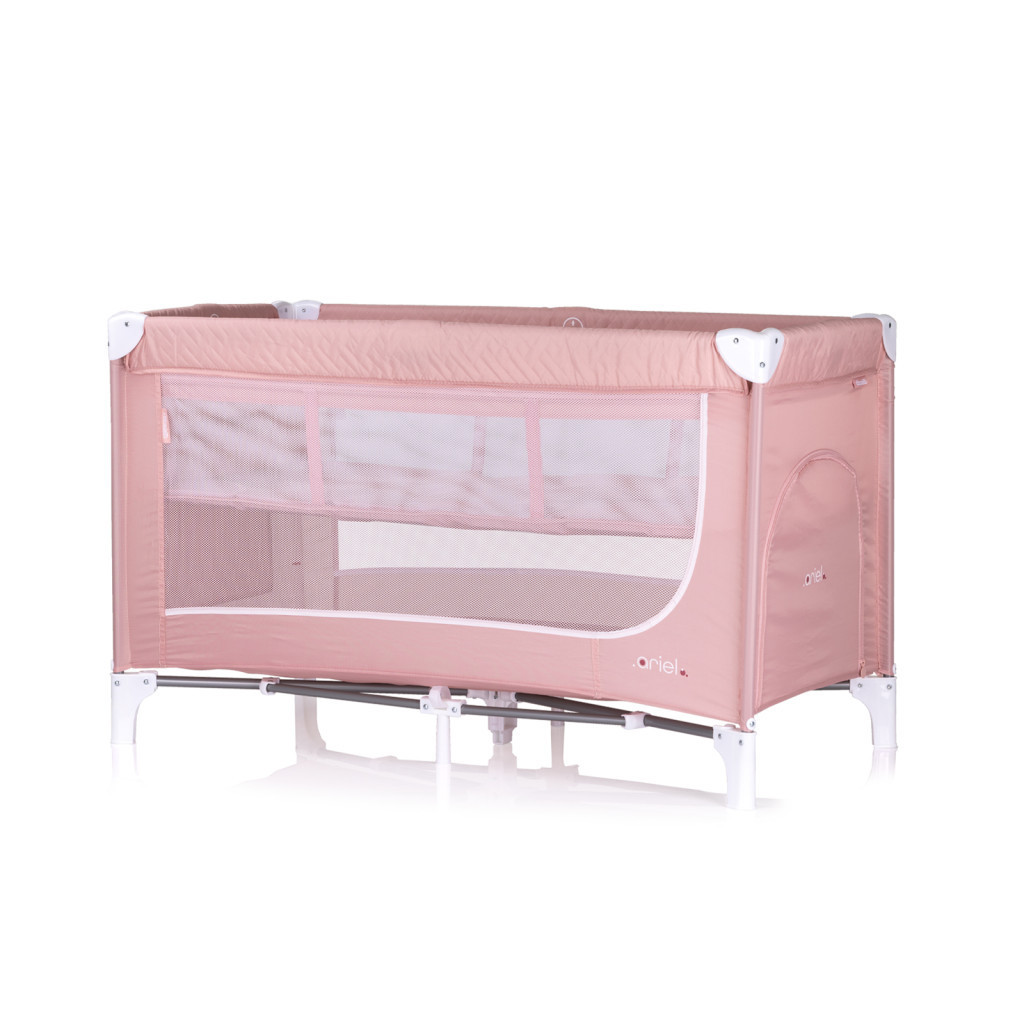 Chipolino Ariel multifunkciós utazóágy - Pink Marshmеllow