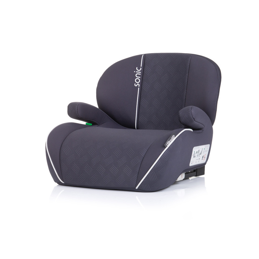 Chipolino Sonic autós ülésmagasító 125-150 cm Isofix - Anthracite