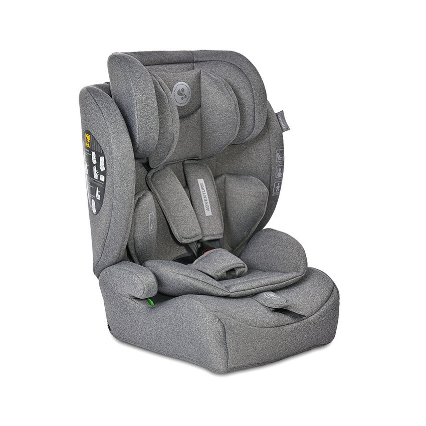 Lorelli Adventure autósülés i-Size 76-150cm - Grey (doboz nélküli)
