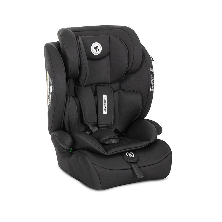 Lorelli Adventure autósülés i-Size 76-150cm - Black (doboz nélküli)
