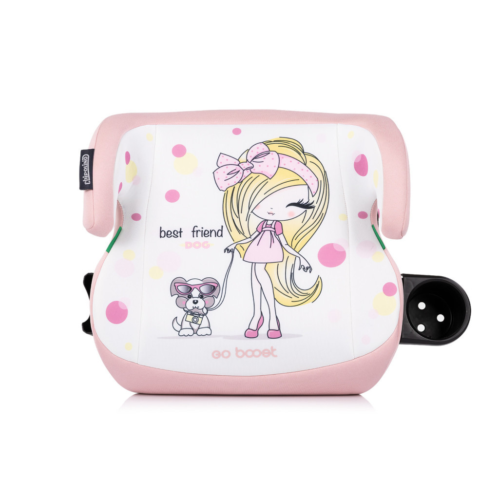 Chipolino Go Boost autós ülésmagasító 125-150 cm - fashion girl