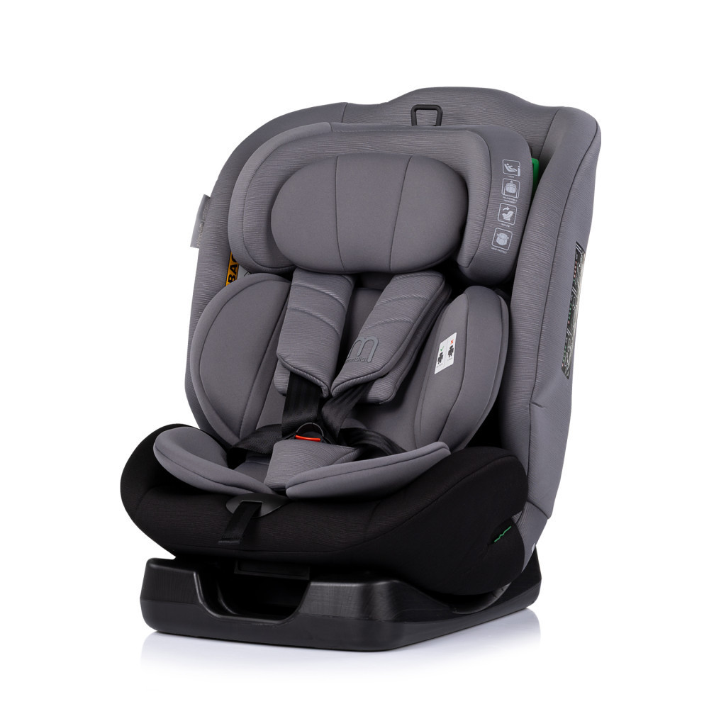 Chipolino Mondial autósülés I-Size 40-150cm - charcoal