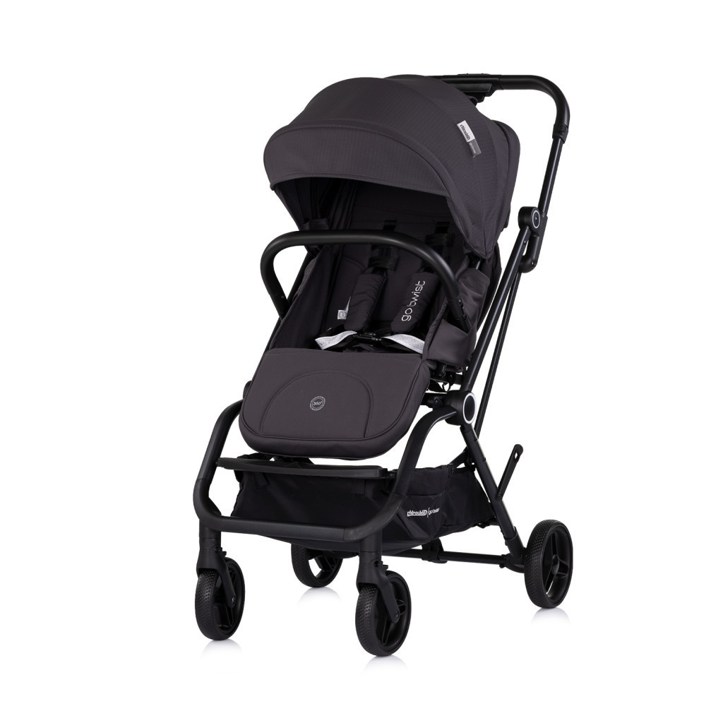 Chipolino Go Twist sport babakocsi 360° forgatható üléssel - Charcoal